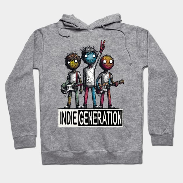 Indie Generation Hoodie by Cutetopia